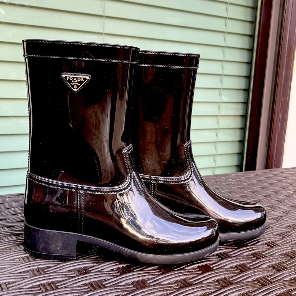 Prada | Shoes | Prada Rain Boots | Poshmark